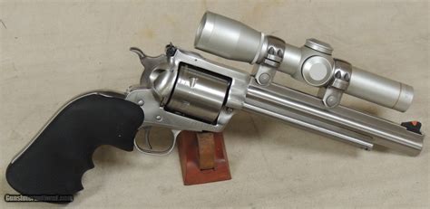 Ruger Super Blackhawk HUNTER .44 Magnum Stainless Revolver & Leupold ...