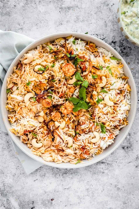 Prawn Biryani - Every Little Crumb easy step by step- Every Little Crumb