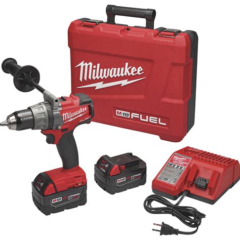 FREE SHIPPING — Milwaukee M18 FUEL Li-Ion Cordless Electric Drill/Driver Kit With 2 Batteries ...