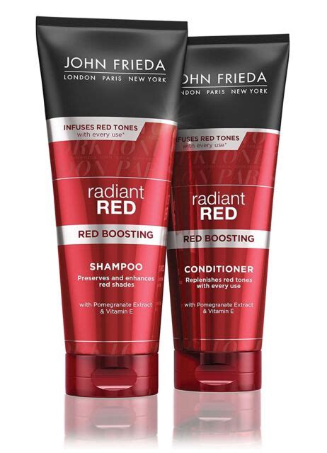 John Frieda Radiant Red Shampoo and Conditioner 250ml Each for sale online | eBay