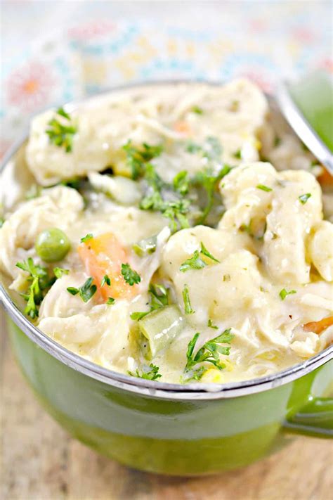 Slow Cooker Chicken and Dumplings - Sweet Pea's Kitchen