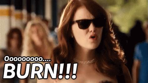 Oooo BURN! - Emma Stone In Easy A GIF - EmmaStone EasyA Funny ...