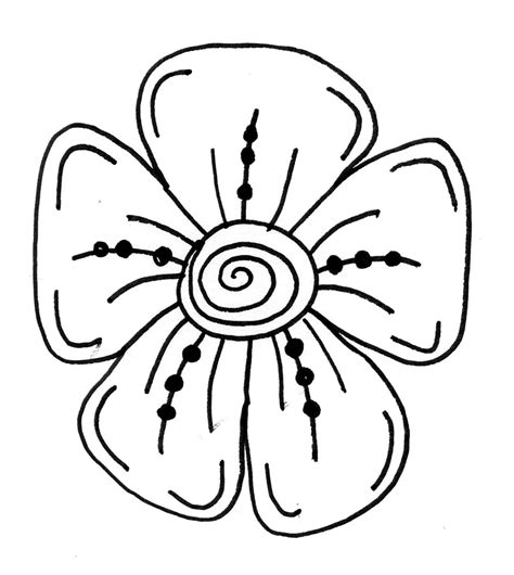 Line Drawing Flowers Pic - ClipArt Best - ClipArt Best