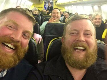 This Man Is Seated Next To His Doppelganger On An Airplane