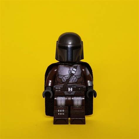 Lego Custom The Mandalorian Beskar Armor WITH CAPE Series Minifigure UV ...