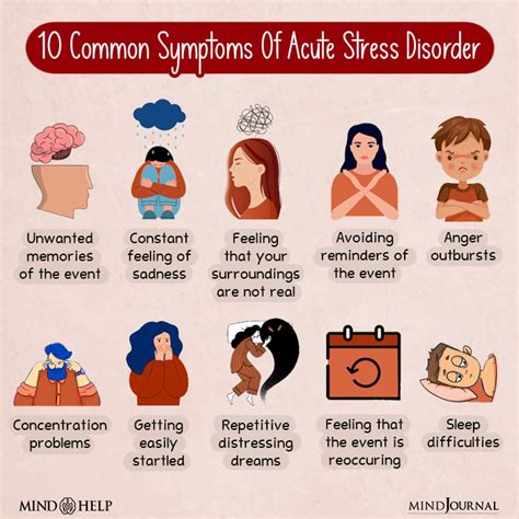 Acute Stress Disorder: 5 Main Signs, Causes, Self-Help Tips - Worksheets Library