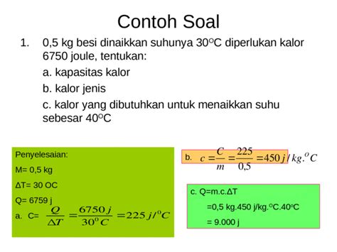 Soal Kalor Xi - orderlasopa