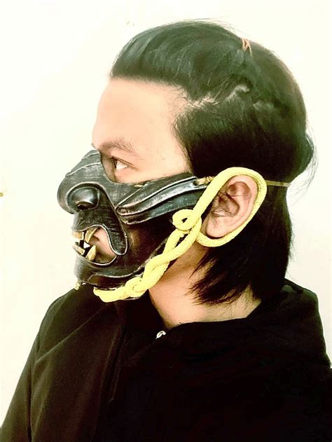 3D printed Ghost Mask - Ghost Of Tsushima - The Original Mask - Halloween Oni Cosplay • made ...