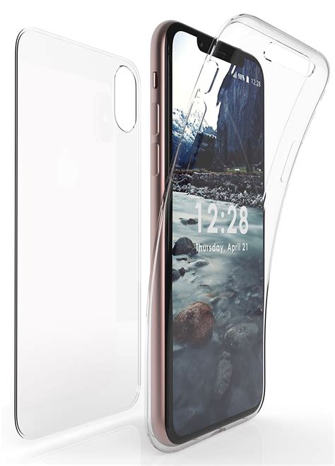 iPhone X Clear Case, New Beyond Cell Clear [Full-Body Protection] Tri ...