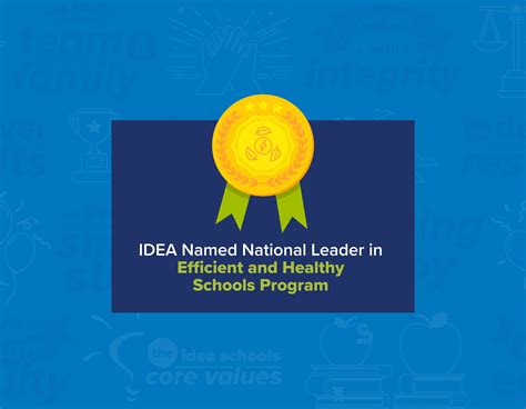 IDEA Public Schools Named National Leader in Efficient and Healthy Schools Program - IDEA Public ...
