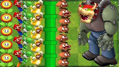 Plants vs Zombies Mod Mario Vs Zombies - YouTube