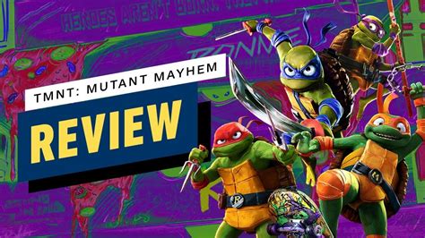 Teenage Mutant Ninja Turtles: Mutant Mayhem Video Review - YouTube