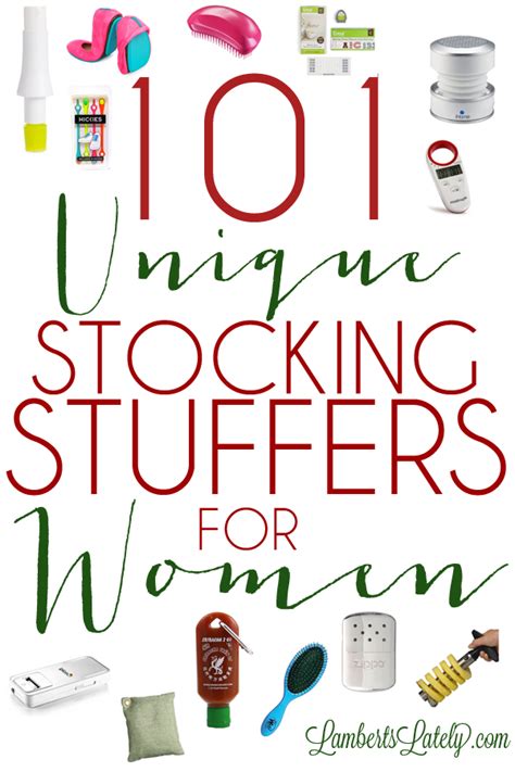 101 Unique Stocking Stuffers for Women | LambertsLately.com