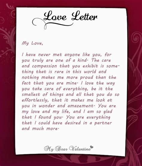 Love Letters, Letters Of Love | Romantic love letters, Love letter to ...