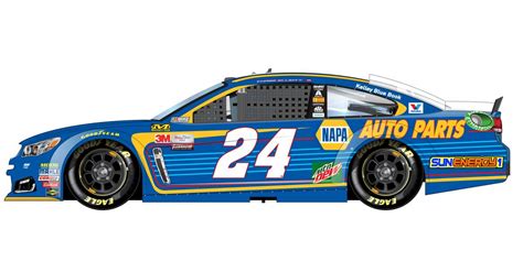 Chase Elliott Reveals 2017 No. 24 NAPA AUTO PARTS Paint Scheme » NAPA Blog