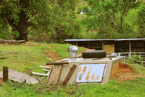 File:FEMA - 44311 - Tornado storm shelter exterior with debris in Oklahoma.jpg - Wikimedia Commons