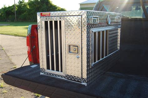 Owens All Seasons Aluminum Single Dog Box for Trucks – AdeoPets