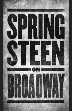 Springsteen on Broadway - Broadway | Cast | Broadway.com