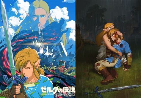 The Legend of Zelda: Breath of the Wild Gets a Stunning Makeover in Fan Art Poster and Drawings