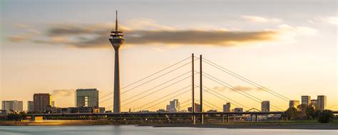 Düsseldorf, Skyline Sunset - a photo on Flickriver