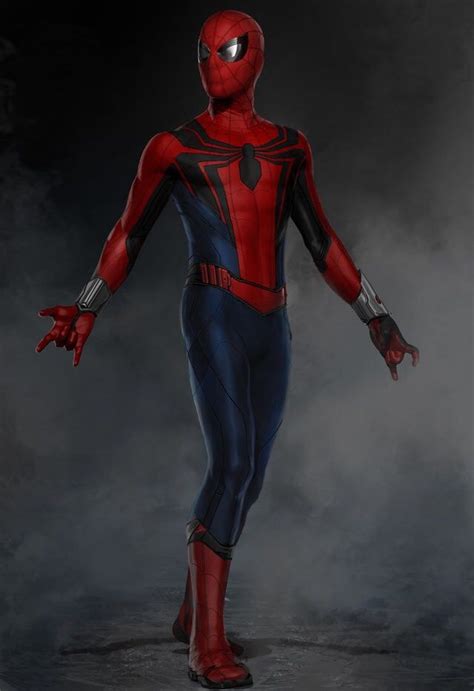 Spider-man homecoming suit concept art. | Marvel spiderman, Spiderman ...