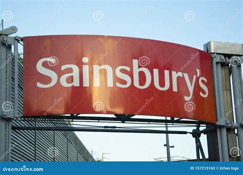 London, United Kingdom. August 22, 2009 - Sainsbury`s Logo Advertising ...