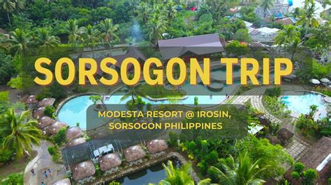 Sorsogon, Philippines : Modesta Resort, Beach Day & Hot Springs - YouTube