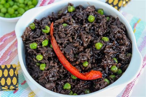 Haitian Black Rice (Diri Djon Djon & Video) - Instant Pot - Savory Thoughts