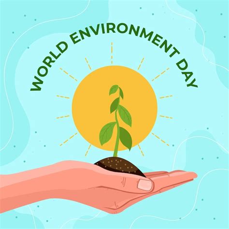 Free Vector | World environment day celebration theme