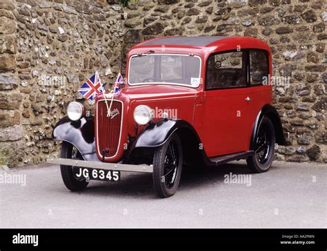 Austin Seven 7 classic motor car 1940s vintage transport cars motors vehicle vehicles Austins ...