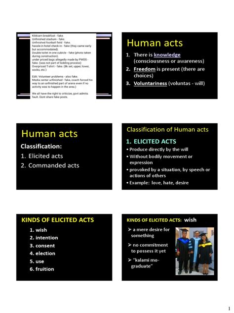 5 Classification of Human Acts PDF | PDF | Mind | Emergence