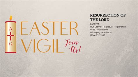 Easter Vigil Mass Order - Hulda Rosalynd