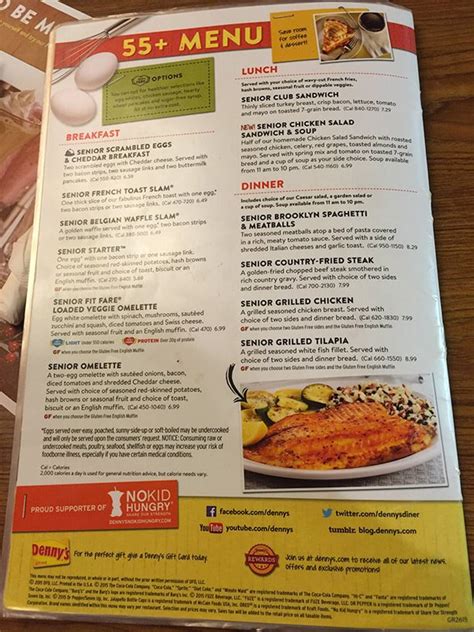 Denny's Menu Prices