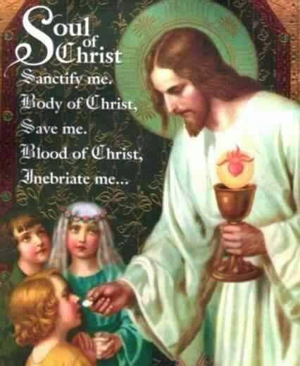 Soul of Christ... | Catholic prayers, Catholic, Catholic quotes