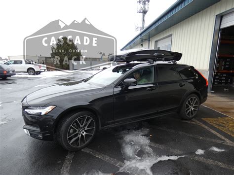 2019 Volvo V90 T6 - Roof Rack and Cargo Box - Thule