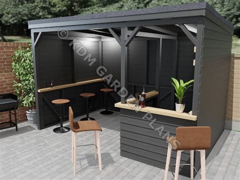 USA Version inches Home Garden Bar With Shelter - Etsy