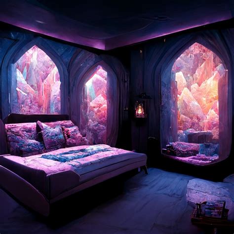 Crystal fortress bedroom in 2023 | Dream room inspiration, Fantasy rooms, Room makeover inspiration