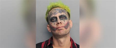 Man resembling the Joker arrested for allegedly pointing gun at drivers ...