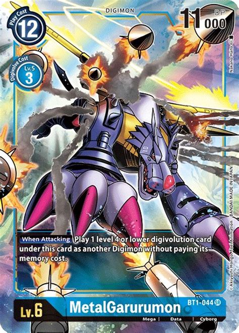 MetalGarurumon - BT1-044 (Alternate Art) - Release Special Booster ...