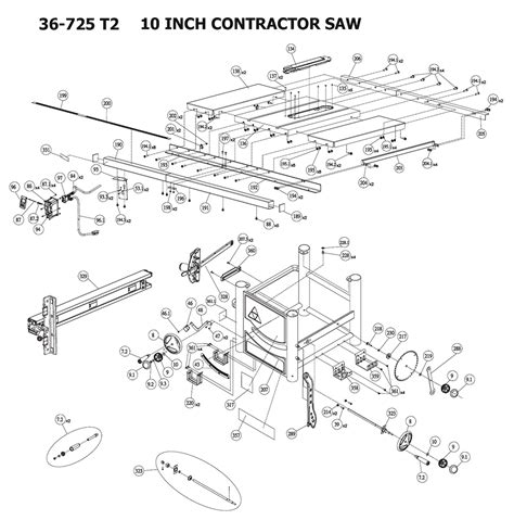 Buy Delta 36-725T2 Delta 15-amp 10" Carbide-Tipped Table Saw Replacement Tool Parts | Delta 36 ...