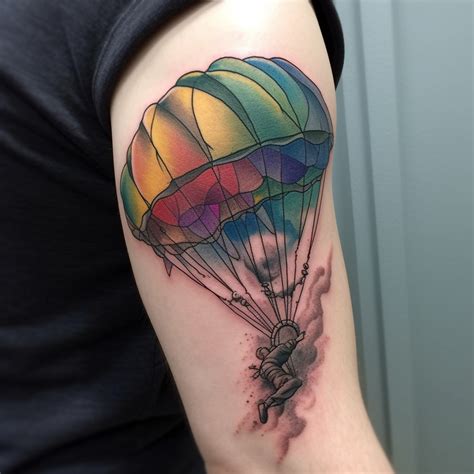 59 Parachute Tattoo Ideas - TattooClue.com