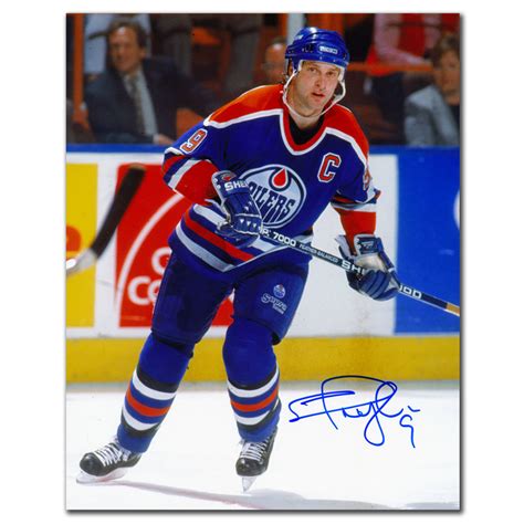 Shayne Corson Edmonton Oilers CAPTAIN Autographed 8x10 - NHL Auctions