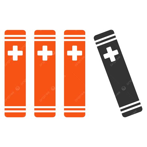 Medical Books Icon White Background, Medicine, Books, Doctor PNG Transparent Image and Clipart ...