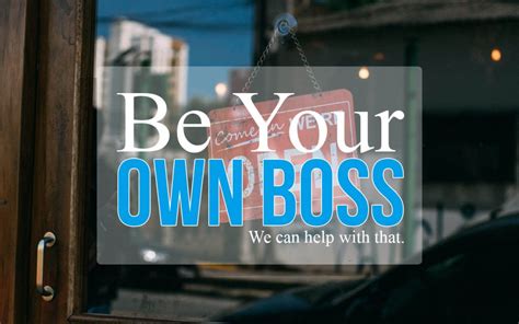 Be your own boss | Franchising can be your way | Business in a Box