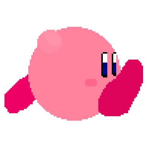 Pixilart - Kirby Running V2 by ThouArtArt