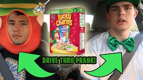 DRIVE THRU PRANK - ASKING FOR MILK TO PUT IN OUR LUCKY CHARMS *FUNNY ...