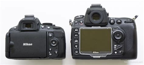 Nikon D5100 vs. D700 size comparison - Nikon Rumors