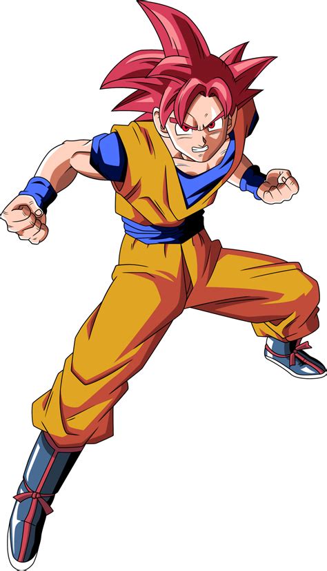 RENDER DE GOKU SSJ GOD - DBZ BATTLE OF GODS by TriiGuN on DeviantArt