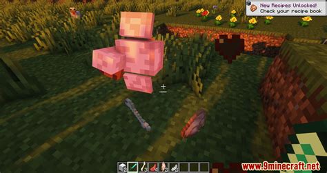 Extra Mob Drops Mod (1.19.2, 1.18.2) - Leather Drops From Pig??? - 9Minecraft.Net