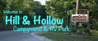 Hill & Hollow Campground & RV Park | Rv parks, Campground, Pentwater